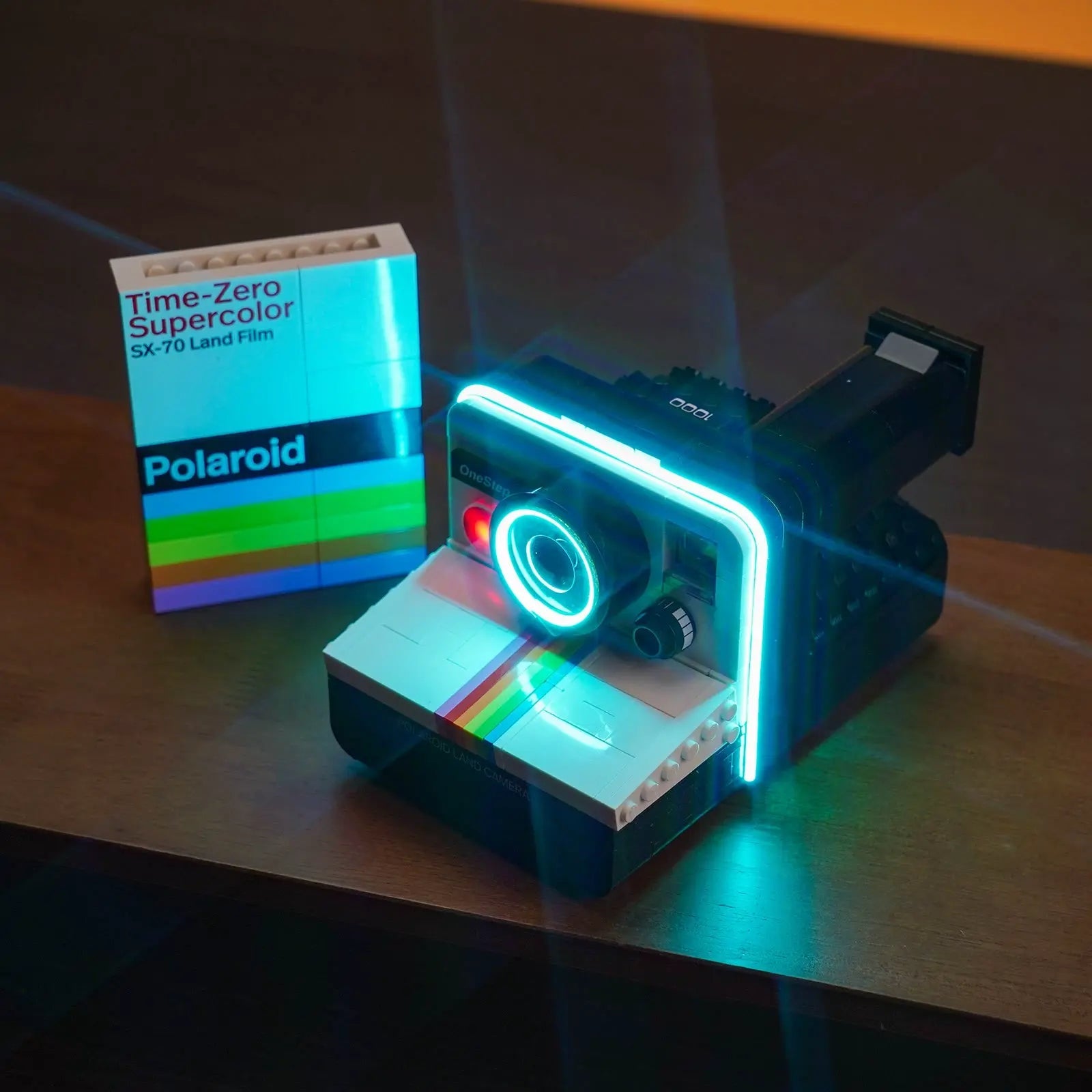 Upgraded Light Kit for LEGO® Ideas Polaroid OneStep SX - 70 Camera 21345 - Bright My Bricks