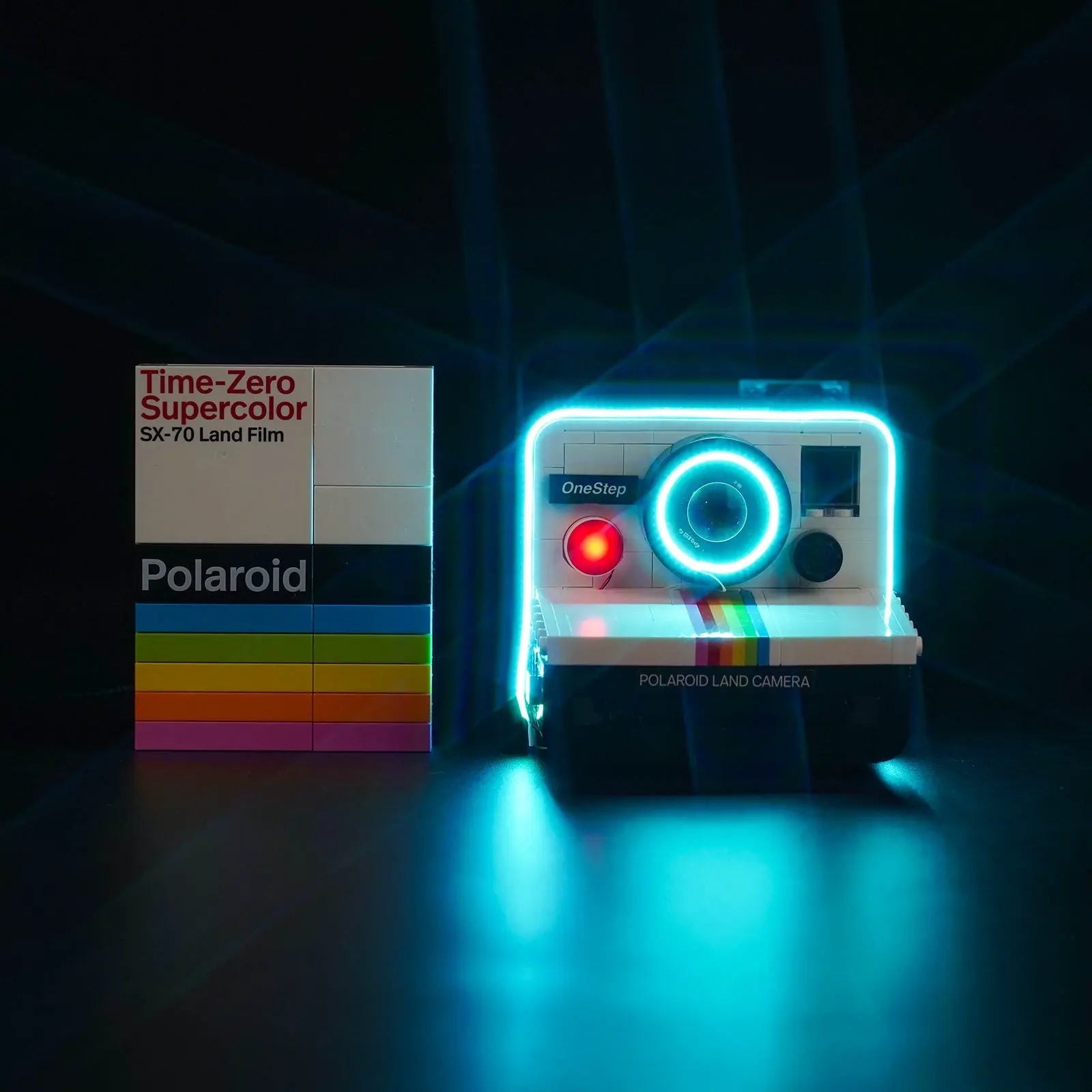 Upgraded Light Kit for LEGO® Ideas Polaroid OneStep SX - 70 Camera 21345 - Bright My Bricks