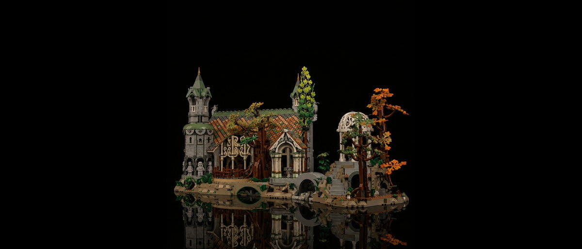Warm Light Kit for LEGO® The Lord Of The Rings: Rivendell #10316 — standard build, without the LED light kit
